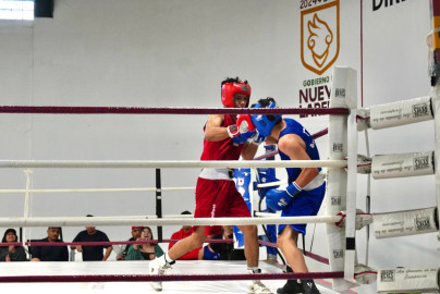 Participan jóvenes pugilistas en selectivo de box para representar a Nuevo Laredo