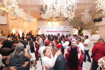 DIF Nuevo Laredo consolida Política Social con 117 matrimonios en campaña de bodas colectivas 2026