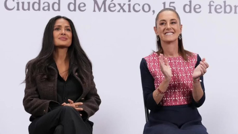 Sheinbaum anuncia incentivos para la industria cinematográfica con Salma Hayek
