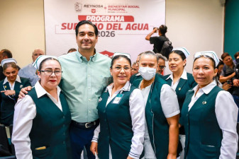 Beneficiará Subsidio del Agua 2026 a Médicos y Enfermeras de Reynosa