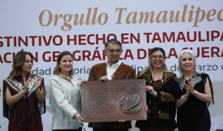 Tamaulipas está en su mejor momento: entregan distintivos a emprendedores e Indicación Geográfica de la Cuera Tamaulipeca