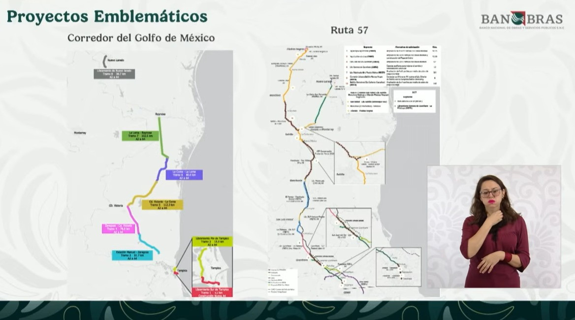 Banobras anuncia proyectos de infraestructura en Tamaulipas para 2026; inversión en carreteras y puentes estratégicos