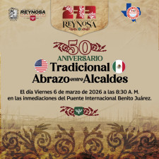 Cumple 50 años celebracion entre Reynosa, México e Hidalgo, EEUU