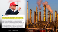 Trump anuncia nueva refinería en Brownsville, Texas; sería la primera en 50 años