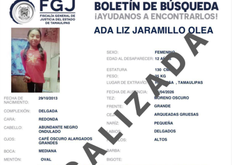 Localizan a Ada Liz escondida en tianguis de la Almaguer, señalan presunto maltrato