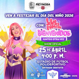 Hoy sábado es el "Día del Niño" en el Polideportivo Reynosa con el Show de Luli Pampín