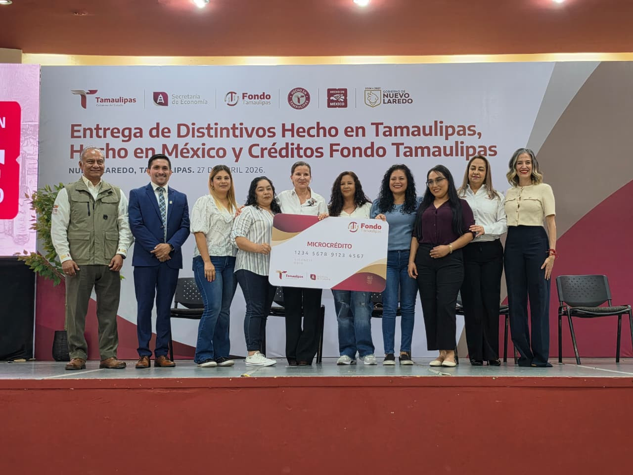 Fortalecen a Emprendedores con distintivos de identidad y créditos del Fondo Tamaulipas