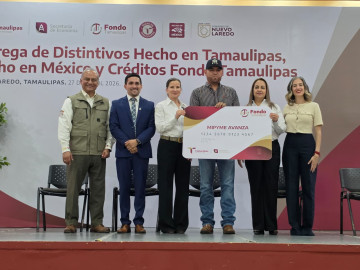 Fortalecen a Emprendedores con distintivos de identidad y créditos del Fondo Tamaulipas