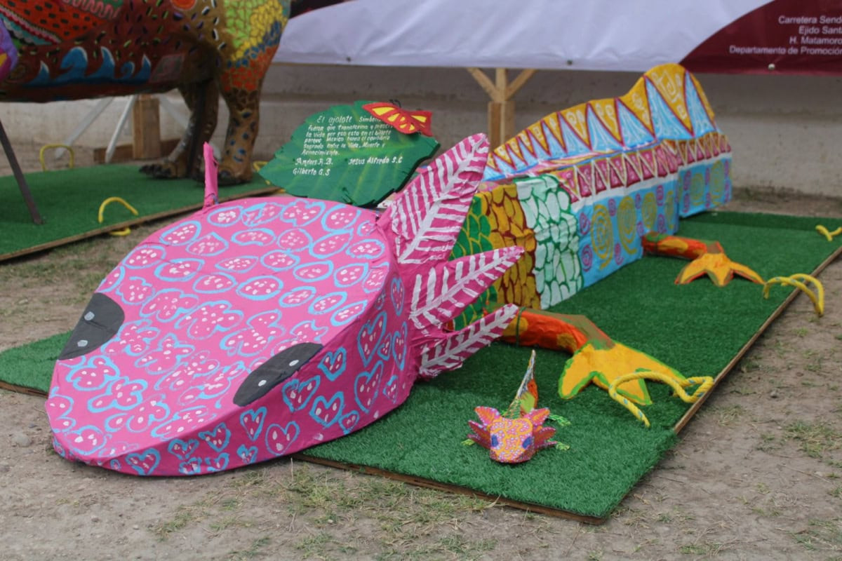 Participan CEDES Matamoros y Altamira en convocatoria nacional de elaboración de alebrijes mundialistas