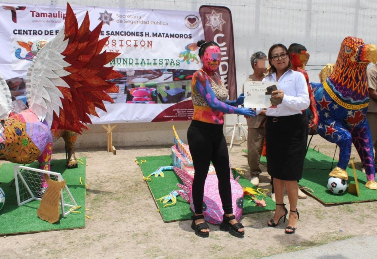 Participan CEDES Matamoros y Altamira en convocatoria nacional de elaboración de alebrijes mundialistas
