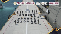 Marina asegura 63 bultos de presunta cocaína en operaciones marítimas en el Pacífico