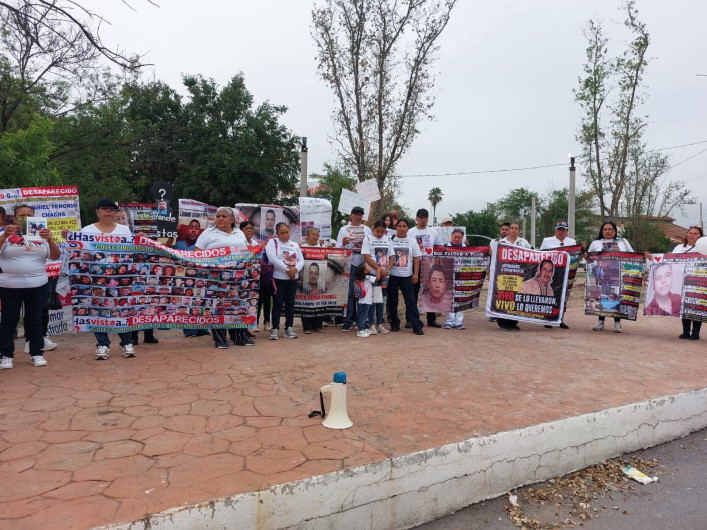 Madres buscadoras marchan en Reynosa para exigir justicia y hallar a sus desaparecidos