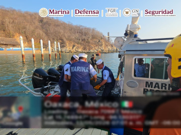 Marina asegura cargamento ilícito en aguas del Pacífico