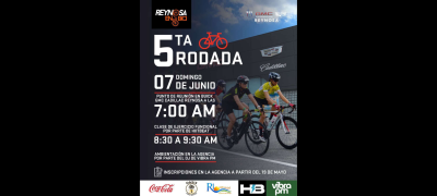 Reynosa se prepara para la 5ª Rodada ciclista