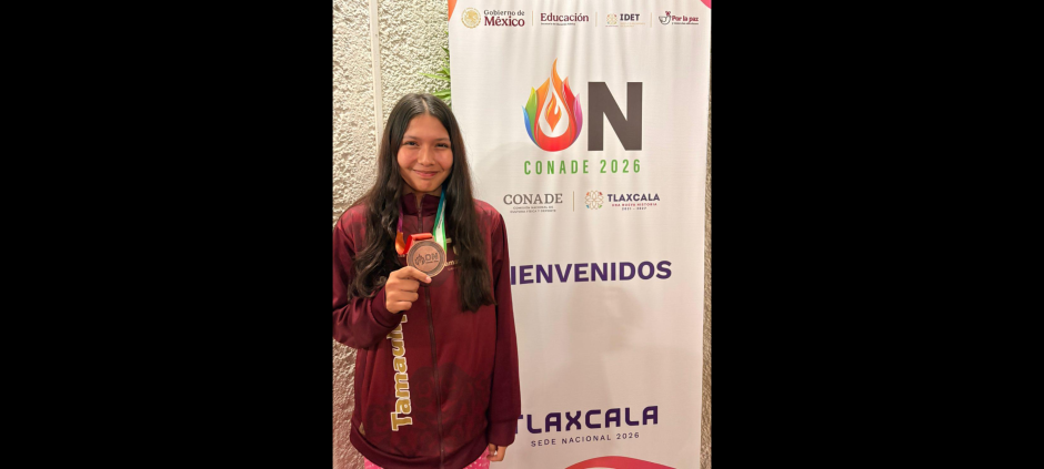 Obtiene taekwondoín reynosense medalla de bronce en la Olimpiada Nacional CONADE