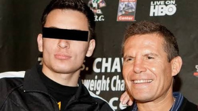 Por violencia familiar detienen a Omar Chávez, hijo de Julio César Chávez