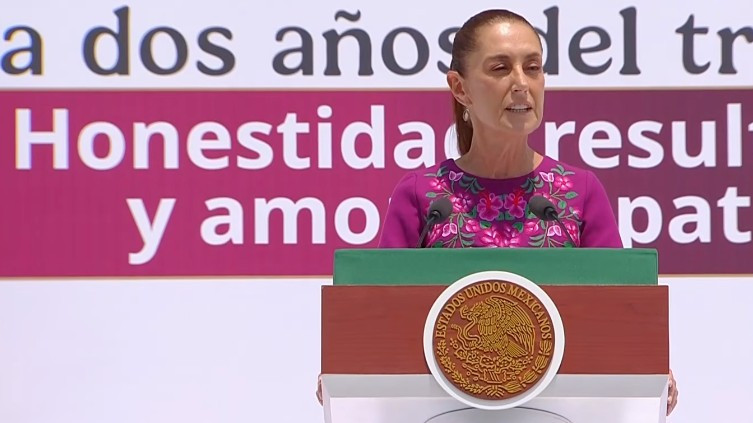 Sheinbaum presenta informe por dos años de su triunfo electoral
