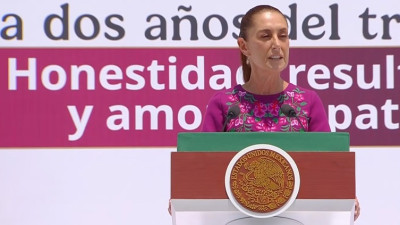 Sheinbaum presenta informe por dos años de su triunfo electoral
