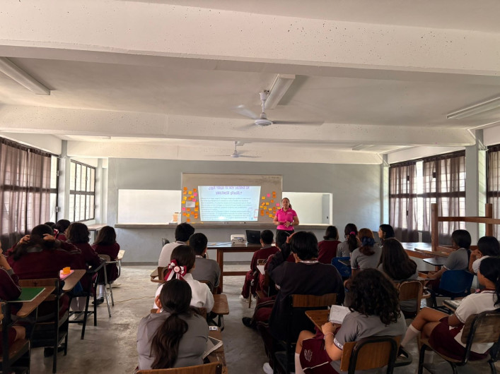 Avanza campaña de INMUJER #sinmiedoacontarlo en el sector educativo municipal