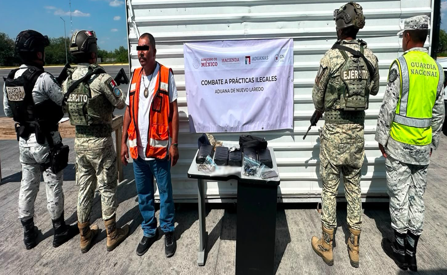 Detienen a hombre con seis kilos de cocaína en Nuevo Laredo