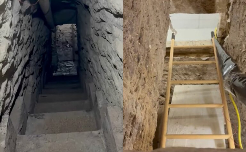 Hallan narcotúnel de casi 600 metros entre Tijuana y California
