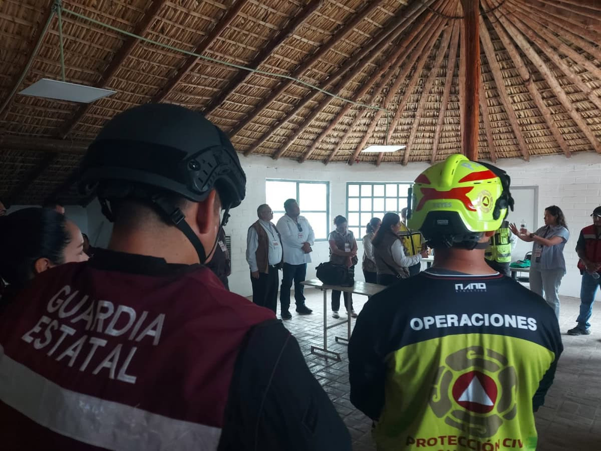 Se suma Guardia Estatal a simulacro de respuesta y neutralización de artefacto explosivo