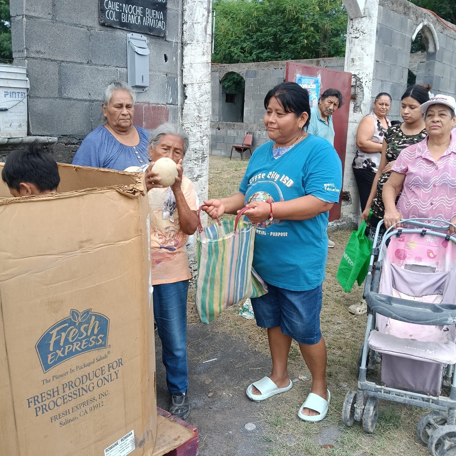 Cáritas de Nuevo Laredo distribuye 7.5 toneladas de fruta rescatada