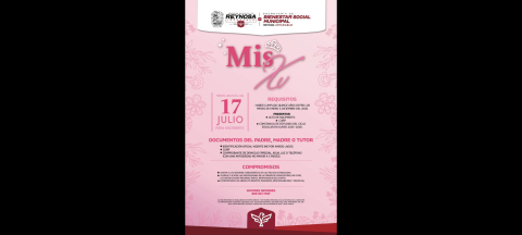 XV Años, Mil Ilusiones, celebra Carlos Peña Ortiz a la juventud reynosense