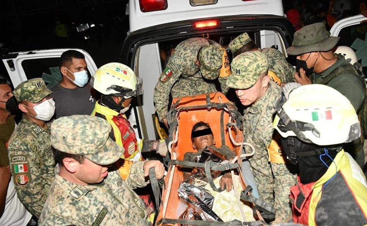 Ejército Mexicano rescata con vida a un niño de 11 años tras el terremoto en Venezuela
