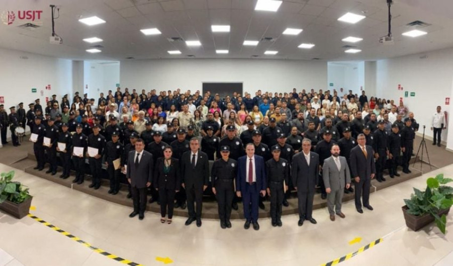 Incorpora SSPT 34 nuevos policías de proximidad tras concluir su formación en la USJT