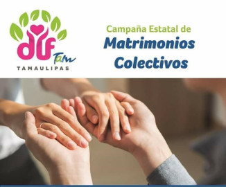Convocan a parejas interesadas a la Campaña de Matrimonios Colectivos