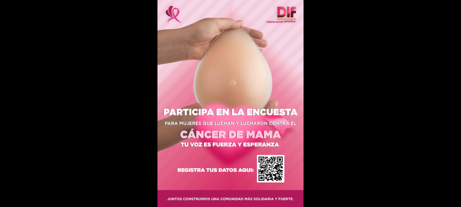 DIF Nuevo Laredo invita a mujeres sobrevivientes de cáncer de mama a participar en censo especial