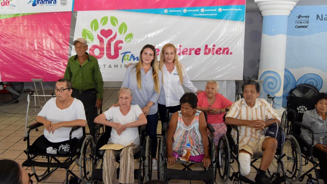 Benefician Gobierno Municipal y DIF Altamira a personas vulnerables con aparatos funcionales