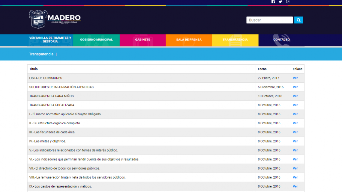 Reynosa aventaja a municipios del estado en transparencia