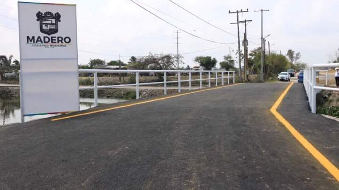 Inauguran puente vehicular “Los Españoles”