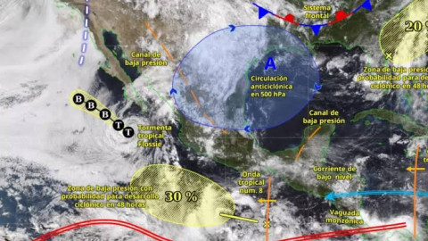 Se aleja ‘Flossie’, pero se acerca ‘Gil’: México mantiene vigilancia ante nuevo posible ciclón