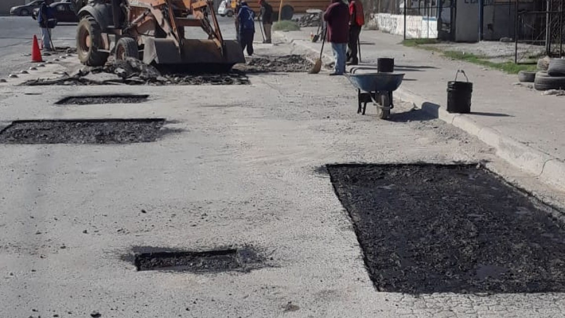 Aplica Ayuntamiento programa intensivo de bacheo