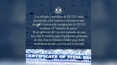 E.U. rechazara visas a mujeres embarazadas mediante el turismo de parto