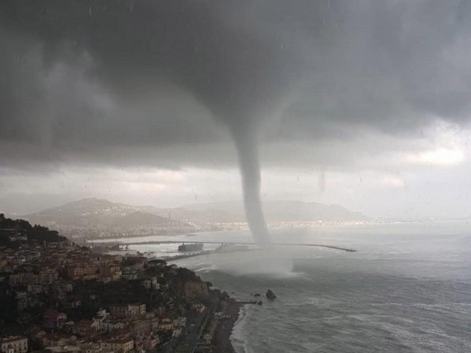 Poderoso tornado azota las costas de Italia