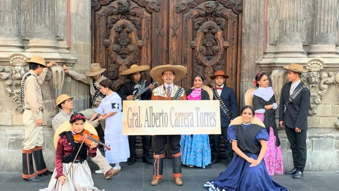 Participa Tamaulipas en desfile conmemorativo revolucionario en Cdmx