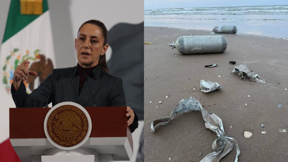 Sheinbaum pide a Semarnat revisar caso de basura espacial de Musk en Tamaulipas