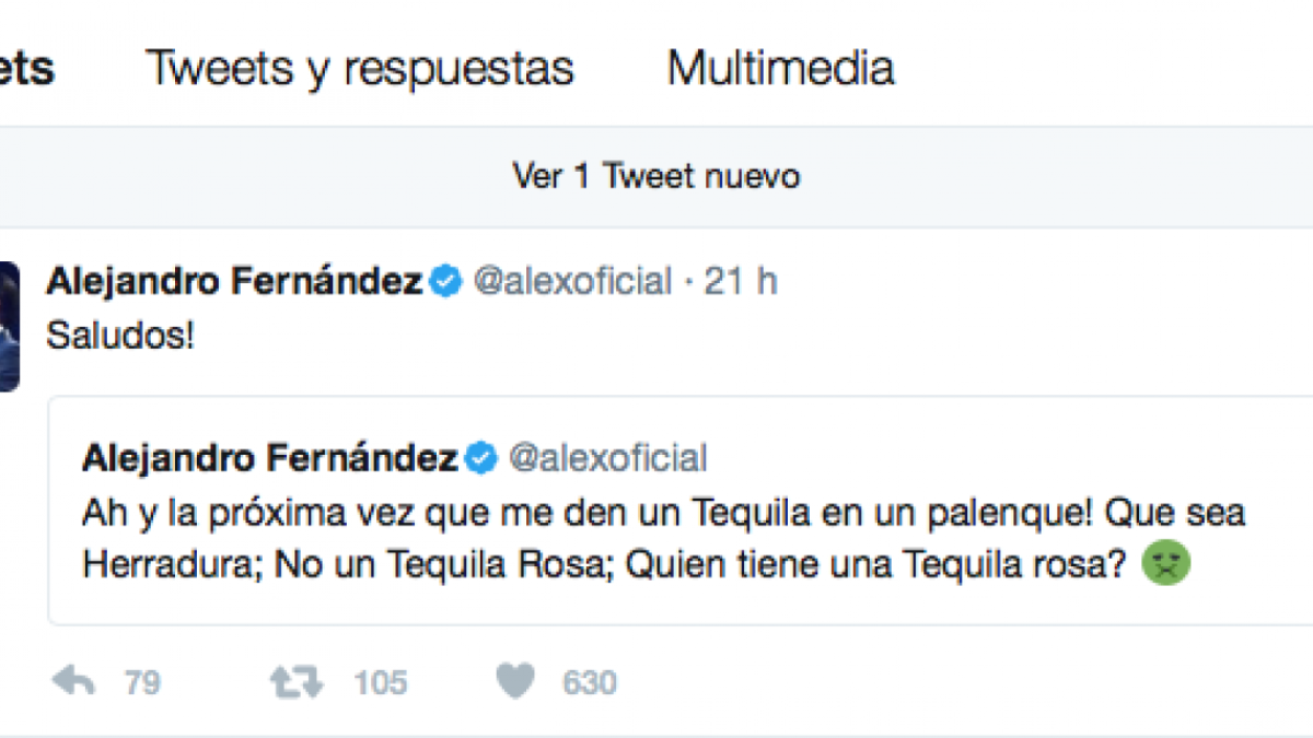 Alejandro Fernández se burla de su incidente en Palenque