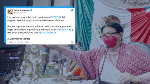 Dulce María Sauri, presidenta de la Cámara de Diputados, da positivo a Covid-19 