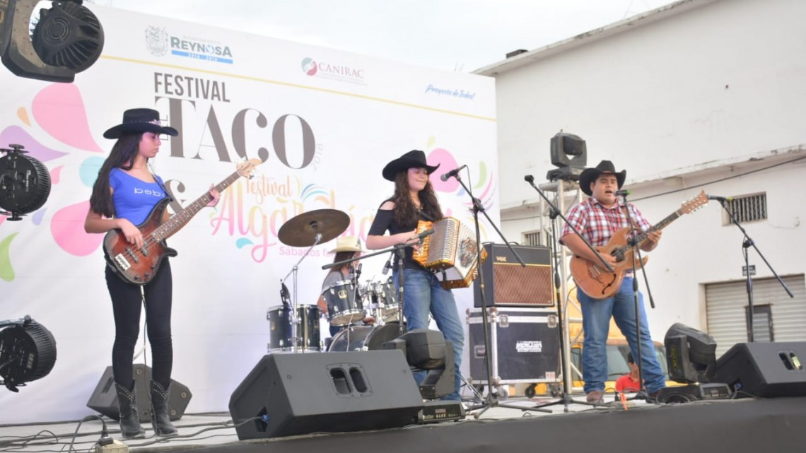 Disfrutan cerca de 4 mil personas Festival Del Taco y Festival Algarabía