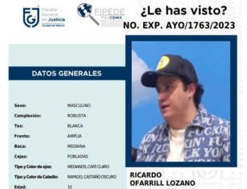 Reportan desaparición de Richie O´Farrill