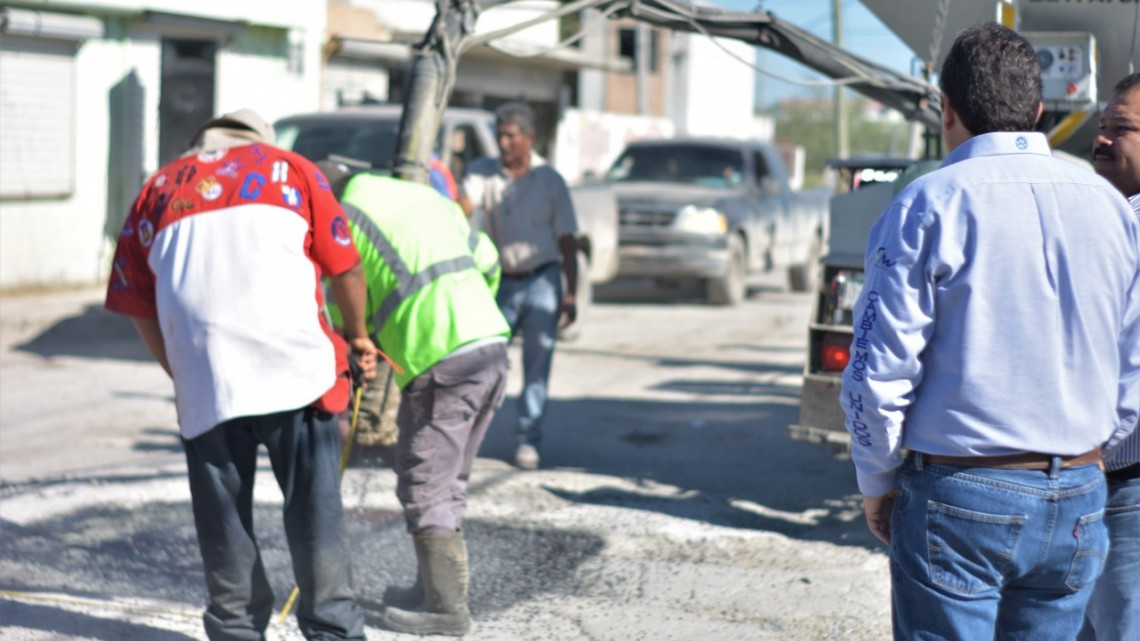 Arranca Programa Especial de Bacheo en Río Bravo