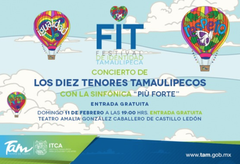 Los diez tenores tamaulipecos estarán presentes en el FIT