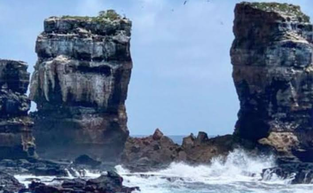 Colapsa ‘Arco de Darwin’ en las Islas Galápagos