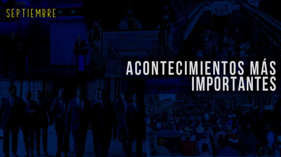 Conoce las noticias más importantes del mes de septiembre