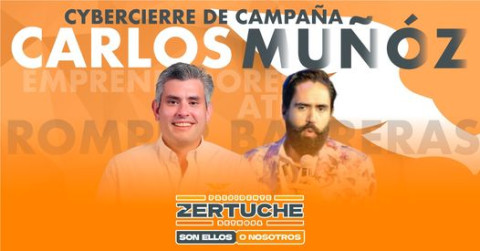 Juan Carlos Zertuche anuncia su Cybercierre de campaña